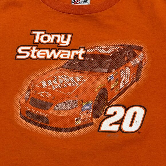 Vintage Chase Authentics NASCAR Tony Stewart #20 T-Shirt - Size Youth/Kids Large - Picture 3 of 6
